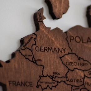 Landkarte: Belgien, Dänemark, Deutschland, Niederlande